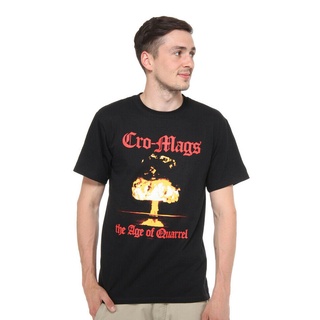 เสื้อผ้าผชเสื้อยืด พิมพ์ลาย Cro-Mags The Age Of Quarrel สําหรับผู้ชายS-5XL