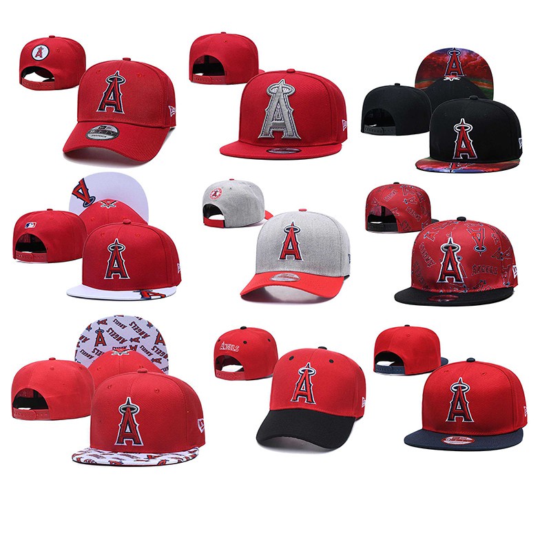 Entrega genuina LOS ANGELS ANGELS MLB แฟชั ่ นแบรนด ์ หมวกเบสบอลปรับผู ้ ชายผู ้ หญิงหมวก