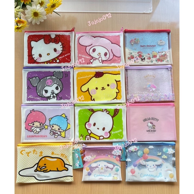 กระเป๋าซิปรูด  ถุงชิปล็อก✅🎌 ลายลิขสิทธิ์ Sanrio แท้🎌🎌เป็นกระเป๋าหนังแก้ว ขนาดดูที่รายระเอียดได้เลยค่ะ