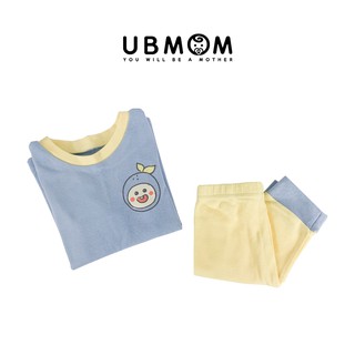 UBMOM ชุดนอน เด็ก ลาย โซดา เลมอน สุดน่ารัก ตรายูบีมัม พรีเมียมจากเกาหลี SIZE S-M-L