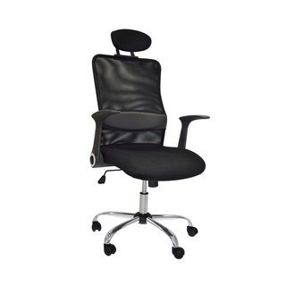 Office chair OFFICE CHAIR SURE PL-124THUNDER NET/FABRIC BLACK Office furniture Home &amp; Furniture เก้าอี้สำนักงาน เก้าอี้ส