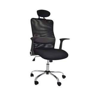 Office chair OFFICE CHAIR SURE PL-124THUNDER NET/FABRIC BLACK Office furniture Home &amp; Furniture เก้าอี้สำนักงาน เก้าอี้ส