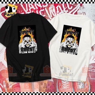 Tee เสื้อยืดเปลวไฟ Thrasher ซานตาครูซเสื้อยืด VANS เสื้อเชิ้ตผ้าฝ้าย Unisex ขนาดเอเชีย 7 สี t7p