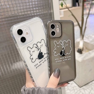239 เคสมือถือ โทรศัพท์ กระต่ายลายน่ารัก เคส อุปกรณ์เสริมมือถือ ลายคู่รัก