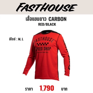 เสื้อแขนยาว FASTHOUSE CARBON RED/BLACK