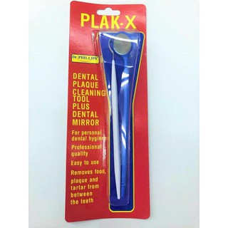 Dr.PHILLIPS Plak-X  ที่แคะซอกฟันพร้อมกระจกส่องฟัน ของแท้ 100%