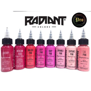 สีสัก Radiant Colors Tattoo Ink 1 oz Pink