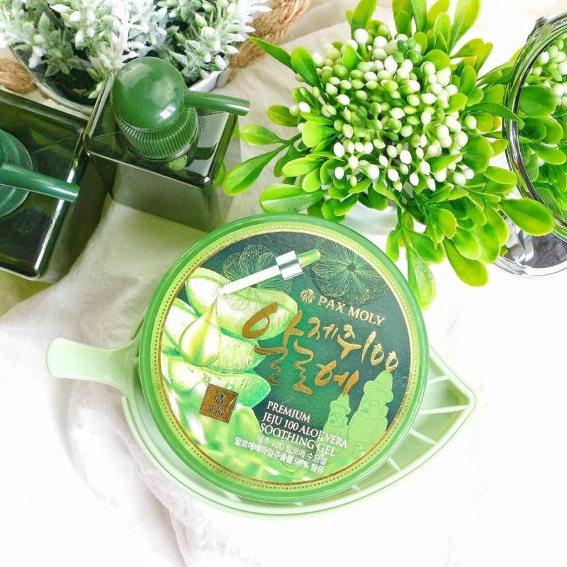 Pax Moly Aloe Vera Soothing Gel เจลว่านหางจระเข้ จากเกาะเจจู | Go Seoul Mart