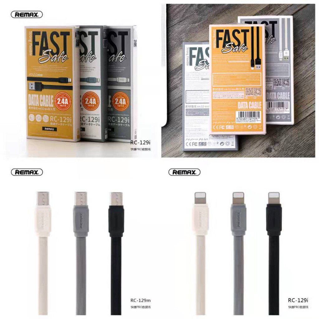 Remax RC-129สายชาร์จ Fast Pro Series Data Cable - nc_shop.online5 ...