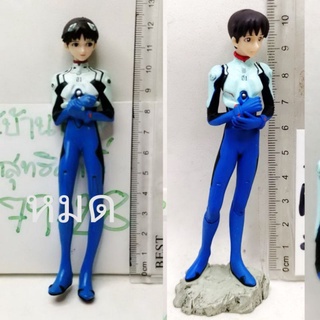 (แท้/กาชาปอง/มือ2) BANDAI EVANGELION SHINJI IAKARI PLUGSUIT GASHAPON FIGURE ฮิคาริ ชินจิ