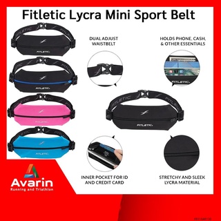 พร้อมส่งจากไทย🌻 Fitletic Lycra Mini Sport Belt กระเป๋าสายเอว สำหรับวิ่ง กระเป๋าคาดเอาใส่มือถือ (รับประกัน 6 เดือน)