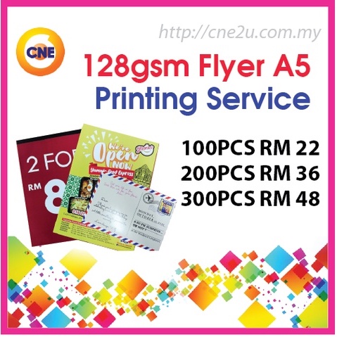 Flyer Printing A5 128gsm Art Paper / leaflet / โบรชัวร์ / หิมาลัย