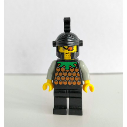 Lego Minifigure cas041 Knights Kingdom I - Gilbert the Bad หมวกกันน็อคมังกรดํา