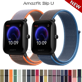 สายนาฬิกาข้อมือไนล่อน 58 สี สําหรับ Xiaomi Huami Amazfit bip bip 3 bip u pro bip s Smart Watch Strap