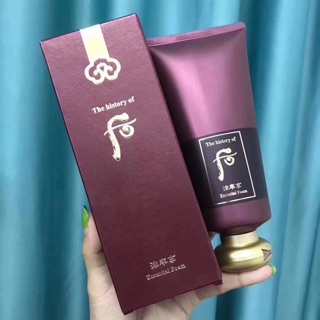 🔥พร้อมส่ง🇰🇷180ML.🇰🇷The history of Whoo Jinyulhyang Essential Cleansing Foam 180 ml.