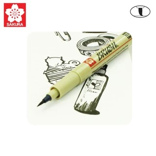 SAKURA (ซากุระ) ปากกาพิกม่า ปากกาหัวพู่กัน (Pigma Brush) รหัส XSDK