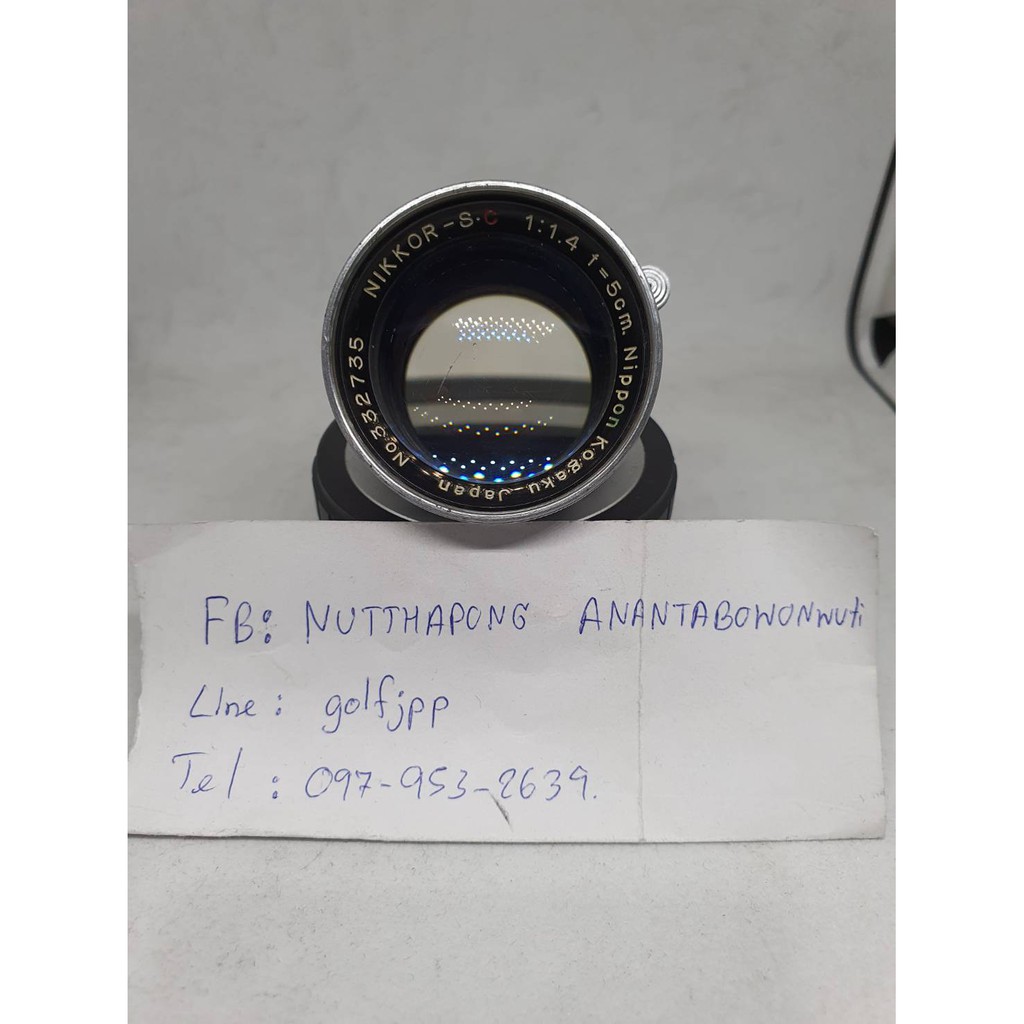 Nippon Kogaku Nikon Nikkor S.C 5cm  F/1.4 Chrome  [LTM mount]