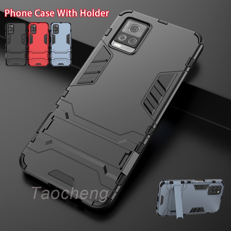 เคสโทรศัพท์มือถือกันกระแทกแบบแข็งพร้อมขาตั้งสําหรับ VIVO V20 V20 X60 Pro V20 5G V 20 V20SE V20PRO