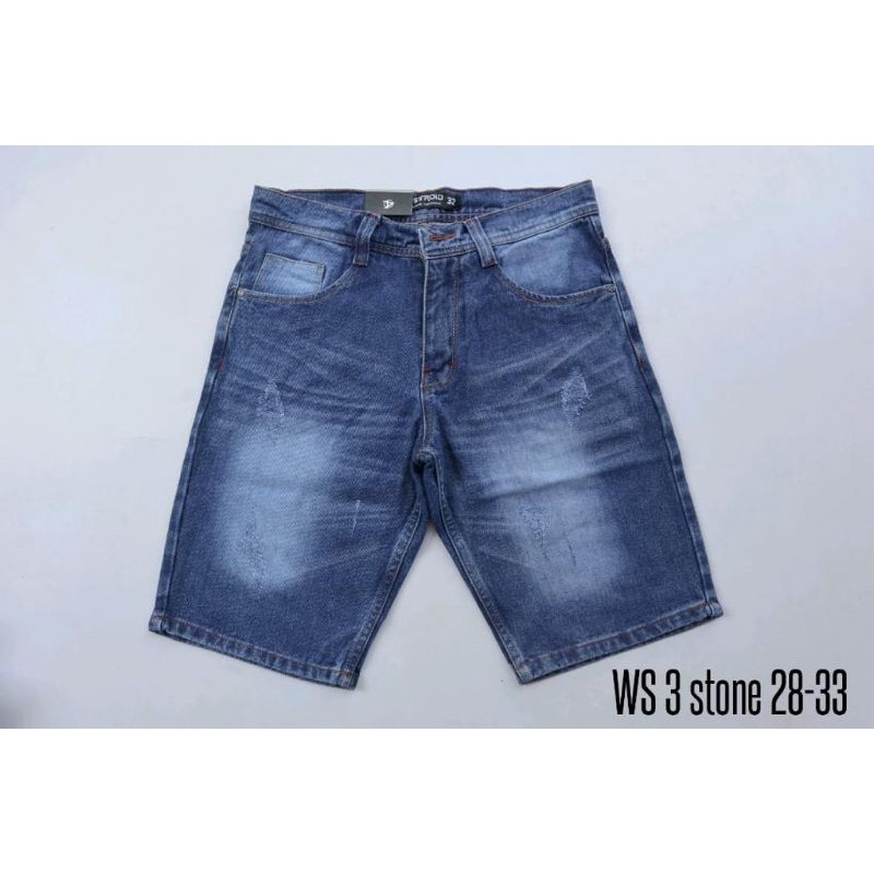 กางเกงขาสั้น Daily Ripped JEANS (Torn Short JEANS)