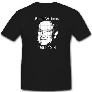 เสื้อยืดผ้าฝ้าย พิมพ์ลาย Robin Williams Film Actor Hollywood fan of the Dead Poet ไม่ซ้ําใคร #12782-
							
							โชว์