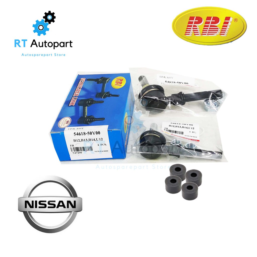 RBI ลูกหมากกันโคลงหน้า Nissan Sunny NV B13 B14 *1คู่ พร้อมลูกยาง4ตัว*/ ลูกหมากกันโคลง B13 B14 / 5461