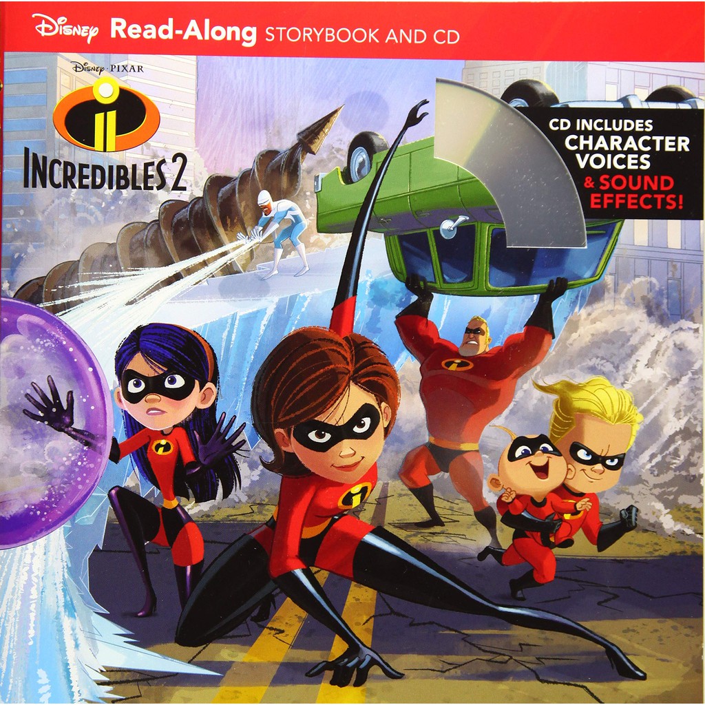 Incredibles 2 [หนังสือนิทานอ่านหลง] โดย: กลุ่มหนังสือดิสนีย์, ทีมศิลปะหนังสือดิสนีย์ (ภาพประกอบ)