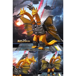 🔥พร้อมส่ง🛒ก็อตซิลล่า คิงกิโดราห์ King Ghidorah งานสวยมือ 1 กางปีกหุบปีกได้ ความสูง 17 cm 🔥พร้อมส่ง🚙💥✈️