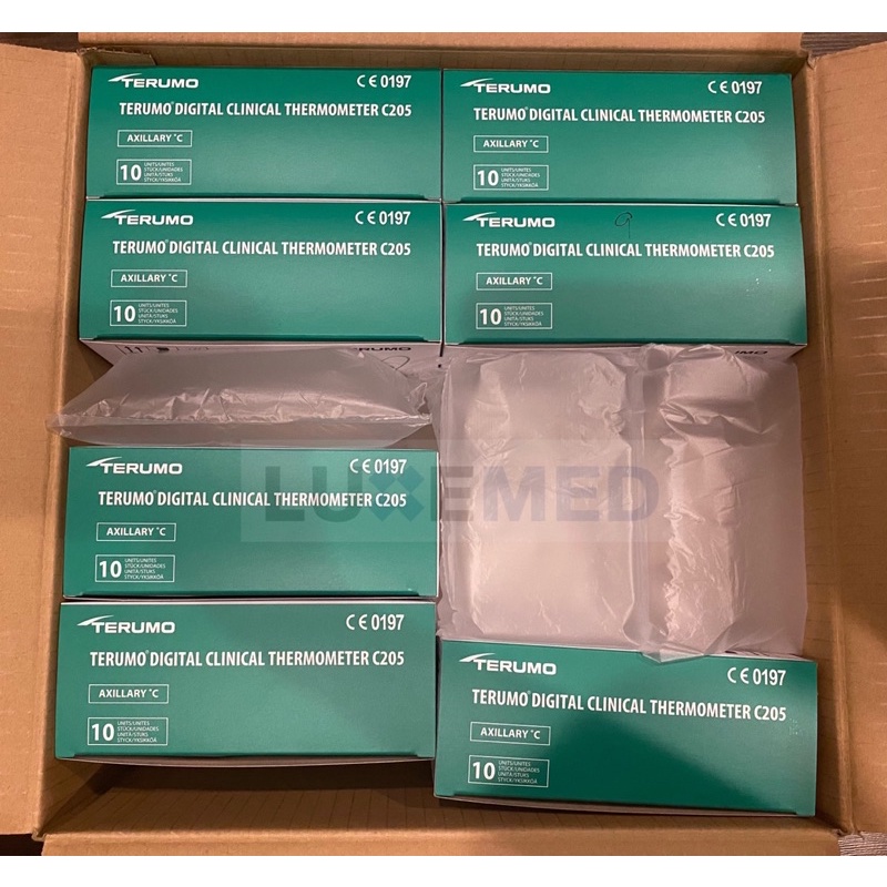 Terumo digital clinical thermometer C205 ปรอทวัดไข้ดิจิตอลทางรักแร้ รุ่น C205