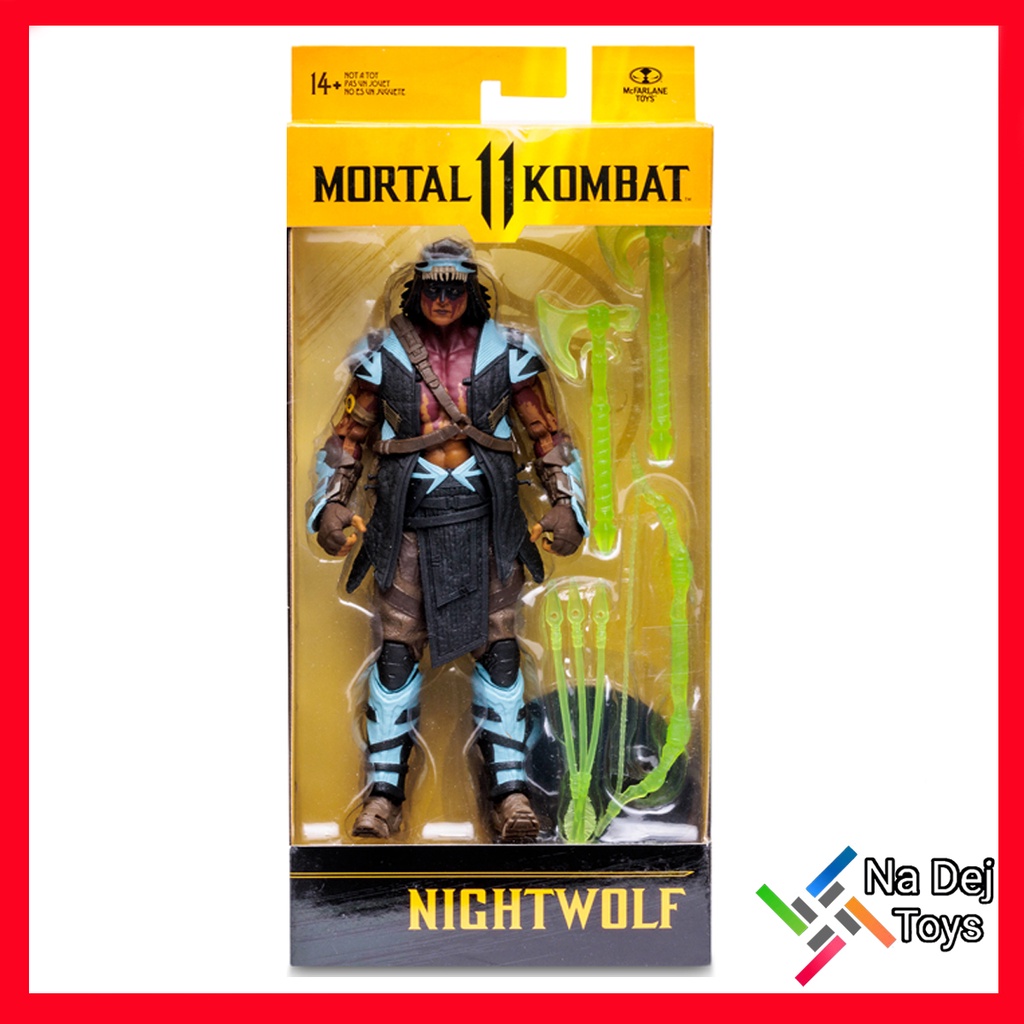McFarlane Toys Mortal Kombat 11 Nightwolf 7" figure มอร์ทัล คอมแบท 11 ไนท์วูลฟ์ แมคฟาร์เลนทอยส์ ขนาด 7 นิ้ว ฟิกเกอร์