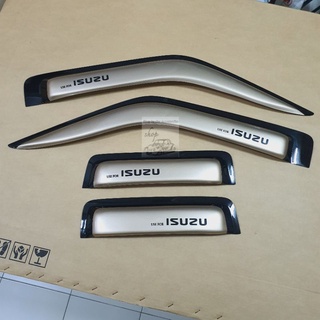 กันสาด isuzu TFR และ isuzu dragon eye สีทองรหัสสี 688 สำหรับแคป ใส่ปี 1991 - 2001