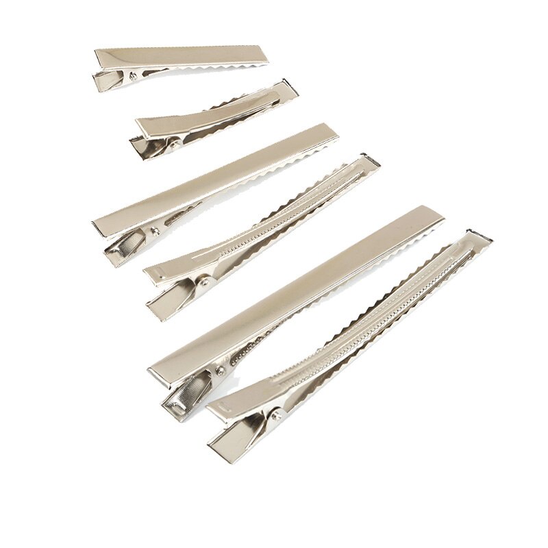 หนา Duckbill กิ๊บติดผม Snap คลิปสําหรับ DIY เครื่องประดับผมอุปกรณ์ Barrettes Bobby Pins Craft Kit