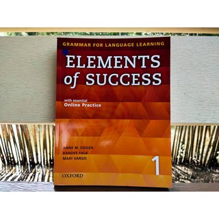 [ใส่โค้ด DETDEC30 ลด 150.-] Elements of Success Grammar 1 : Students Book +Online Practice (P)