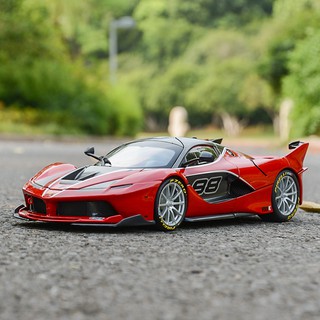 Bburago 1:18 Ferrari FXX K รถหล่อแบบคงที่โมเดลของเล่นงรถยนต์านอดิเรกของสะสม