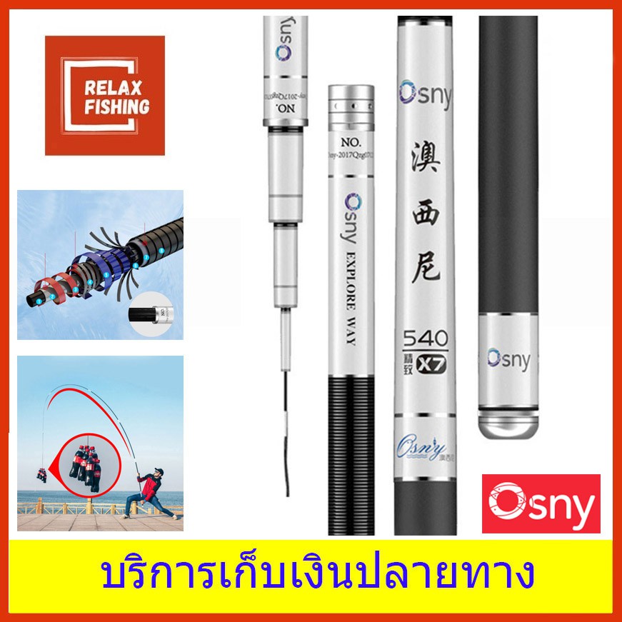 คันชิงหลิว OSNY X7 คันสีขาว 5H คันสีแดง 6H