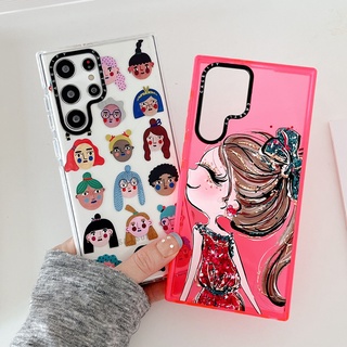 【Black Avatar】casetify เคสโทรศัพท์มือถือแบบนิ่ม TPU กันกระแทก ลายแฟชั่น คุณภาพสูง สําหรับ Samsung s20 s20+ s20ultra s21 21+ s21ultra s22 s22+ s22ultra