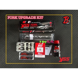 ชุดอัพเกรดโช๊คหน้าYSS FORK UPGRADE KIT สำหรับ Foza300/350 PCX150/160 WAVEทุกรุ่น X-max300 Click125i/125i ADV150/350