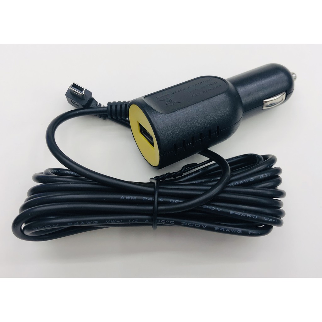 สายชาร์จกล้องติดรถยนต์ อย่างดี มีUSB ยาว 3 เมตร