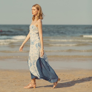 Queen of the sea dress - Malabrand SS22 M12 เดรสยาว เสื้อผ้าผูหญิง