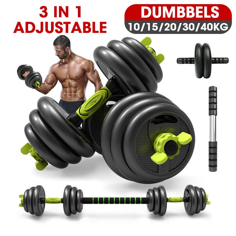 Dumbbell Set Heavey Weights Adjustable Kettlebell Disassembly Barbell