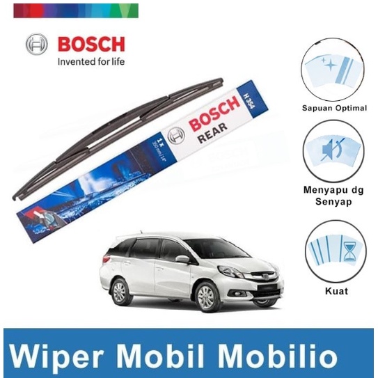 ที่ปัดน้ําฝนด้านหลัง Bosch สําหรับ Honda Mobilio Rock Lock "14" H354
