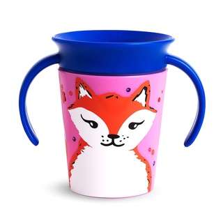 Munchkin Miracle 360 WildLove Trainer Sippy Cup, 6 ออนซ์, Red Fox