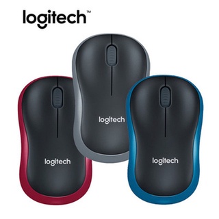 LOGITECH WIRELESS MOUSE M185 เมาส์ไร้สายเชื่อมต่อ USB ระยะไกลถึง 10 เมตร ขนาดกระทัดรัด