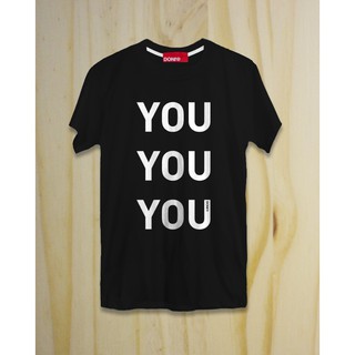 เสื้อยืด You You You สีดำ แบรนด์ DONt