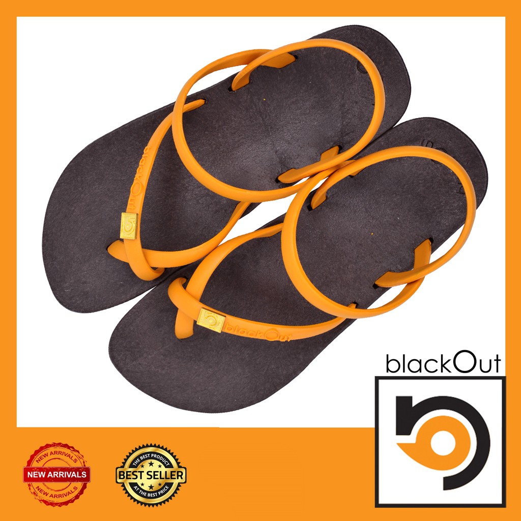 BlackOut ToeloopSlingback รองเท้าแตะ คีบโป้งรัดส้น รองเท้ายางกันลื่น พื้นโกโก้