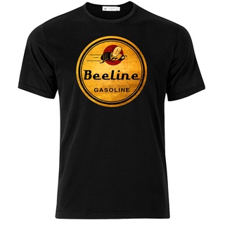 เสื้อยืด พิมพ์ลาย Beeline Gasoline แฟชั่นฤดูร้อน สไตล์เกาหลี สําหรับผู้ชายS-5XL