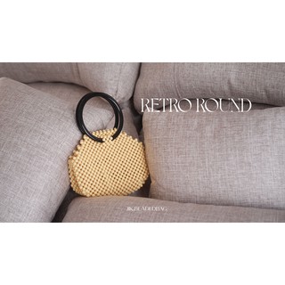 กระเป๋าลูกปัด รุ่น retro round *พร้อมส่งบางสี