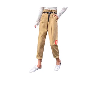 กางเกงผู้หญิงกางเกงขายาว กางเกงแฟชั่นผู้หญิงทรงเกาหลีมีกระเป๋า2ข้าง ฟรีไซด์เอวยืดไซด์ใหญ่ ทรงวัยรุ่น ผ้านิ่มใส่สบาย