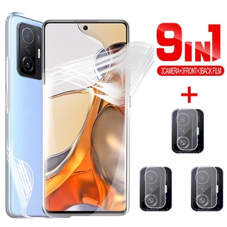 9 in 1 ฟิล์มไฮโดรเจลกันรอยหน้าจอ แบบเต็มจอ สําหรับ xiaomi 11t pro xiaomi xiomi 11t 11tpro