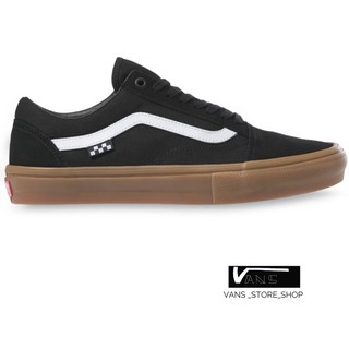 VANS SKATE OLD SKOOL BLACK GUM SNEAKERS สินค้ามีประกันแท้