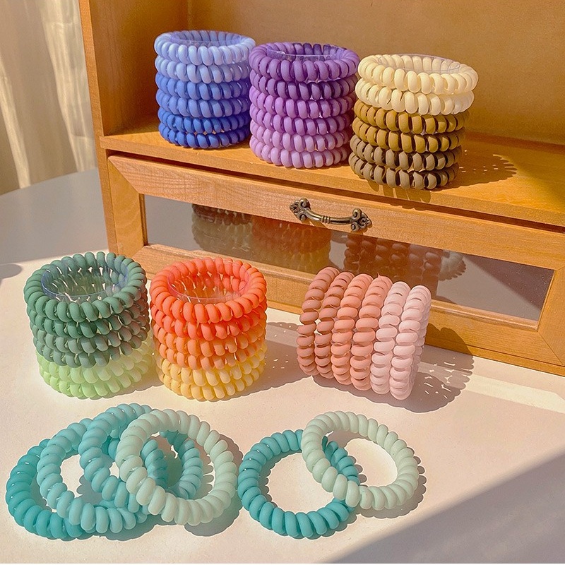 [41 สไตล์] ยางรัดผม ไล่โทนสี สีแคนดี้ เรียบง่าย แฟชั่นเกาหลี เครื่องประดับผม สําหรับเด็กผู้หญิง